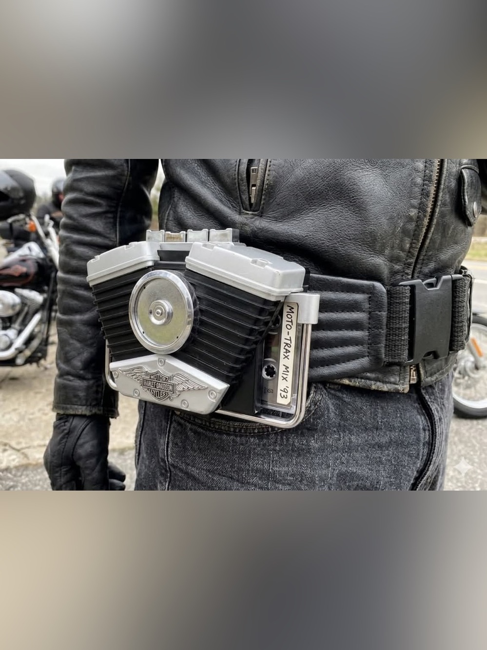 Harley-Davidson vintage cassette player